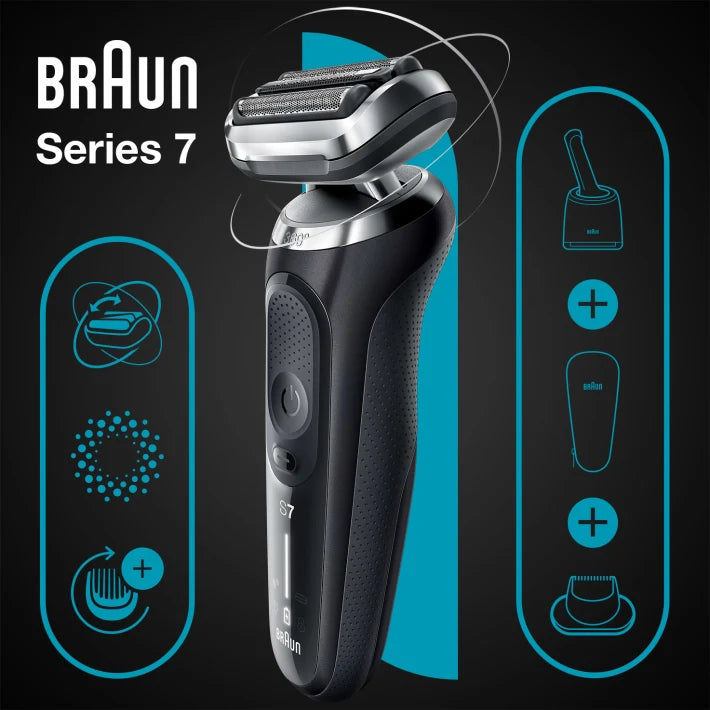 Afeitadora Braun Series 7 71-N7200cc para uso en seco y húmedo
